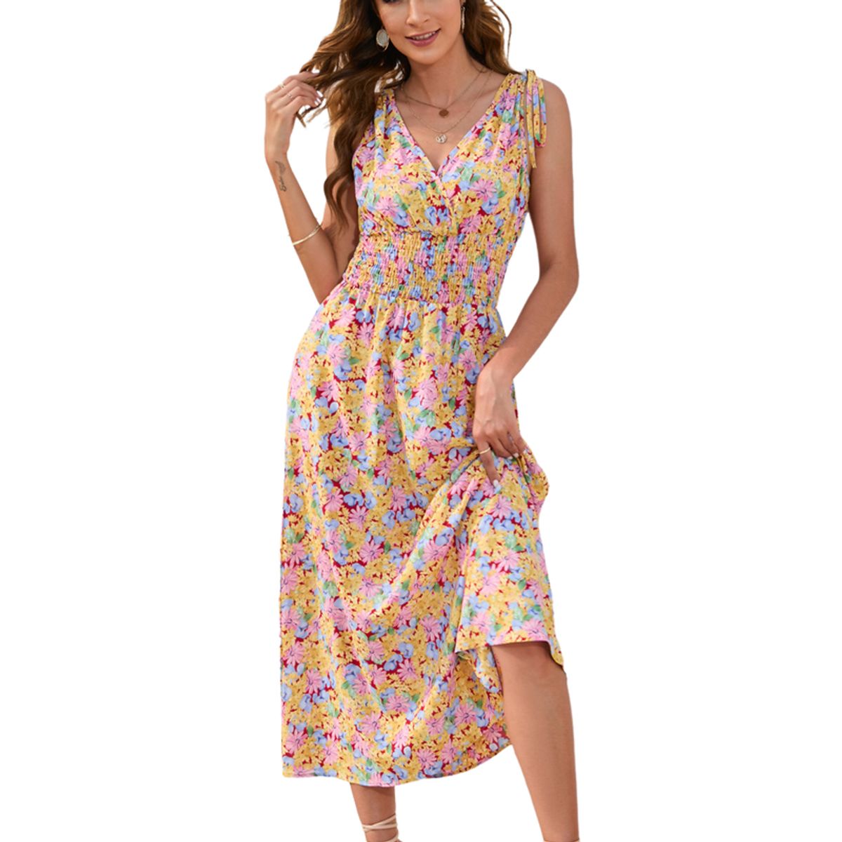 BLWOENS - Vestido Mujer - Amarillo