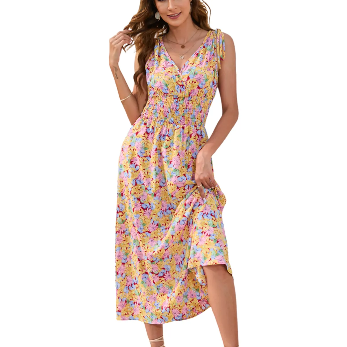 BLWOENS - Vestido Mujer - Amarillo