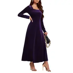 BLWOENS - Vestidos casuales de para mujeres - Violeta.-