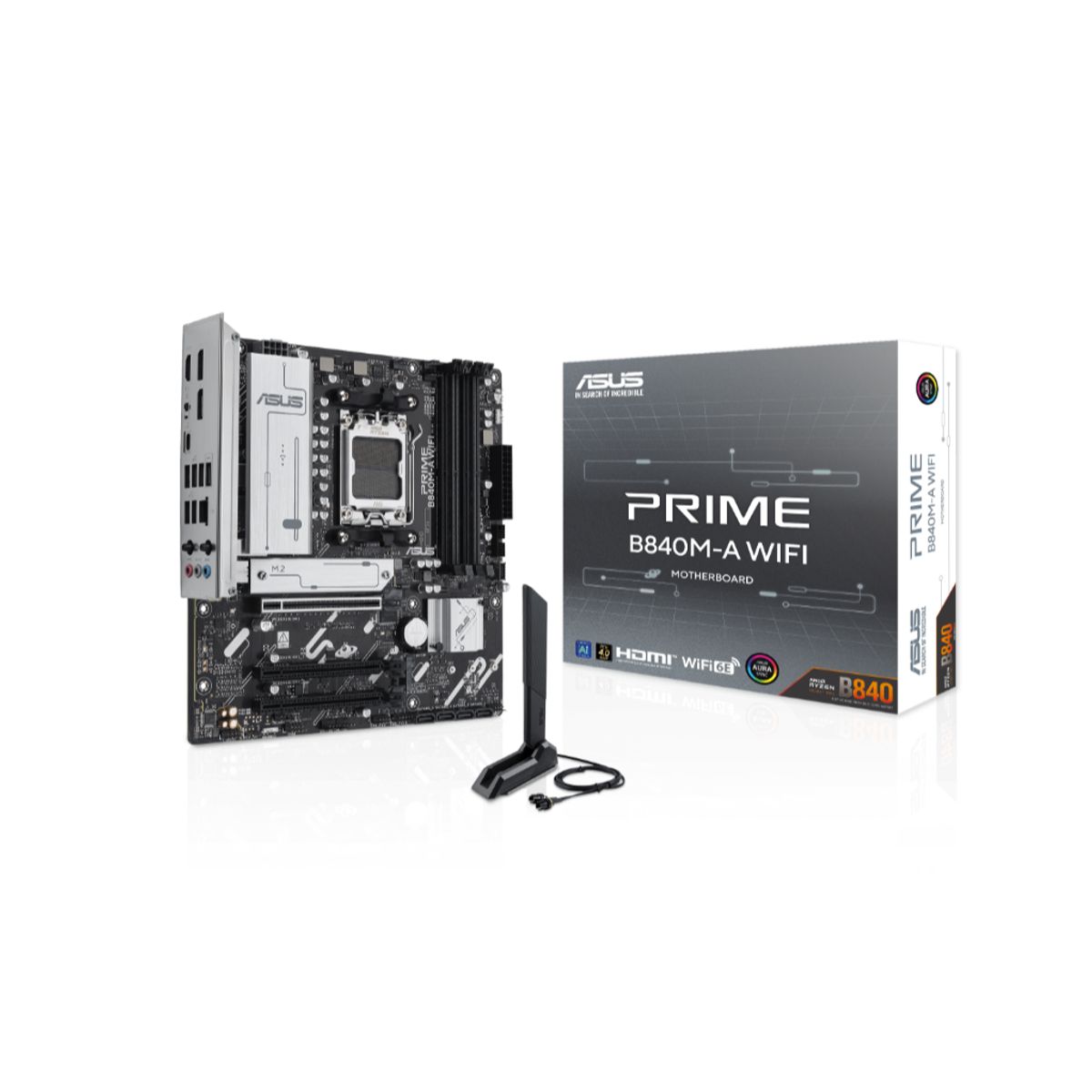 ASUS - MB sAM5 AMD - ASUS PRIME B840M-A WIFI - 4x DDR5 - WIFI - Micro ATX