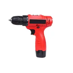 GENERICO - Taladro Inalámbrico Destornillador Baterías Li-ion 12v Dc12 Color Rojo