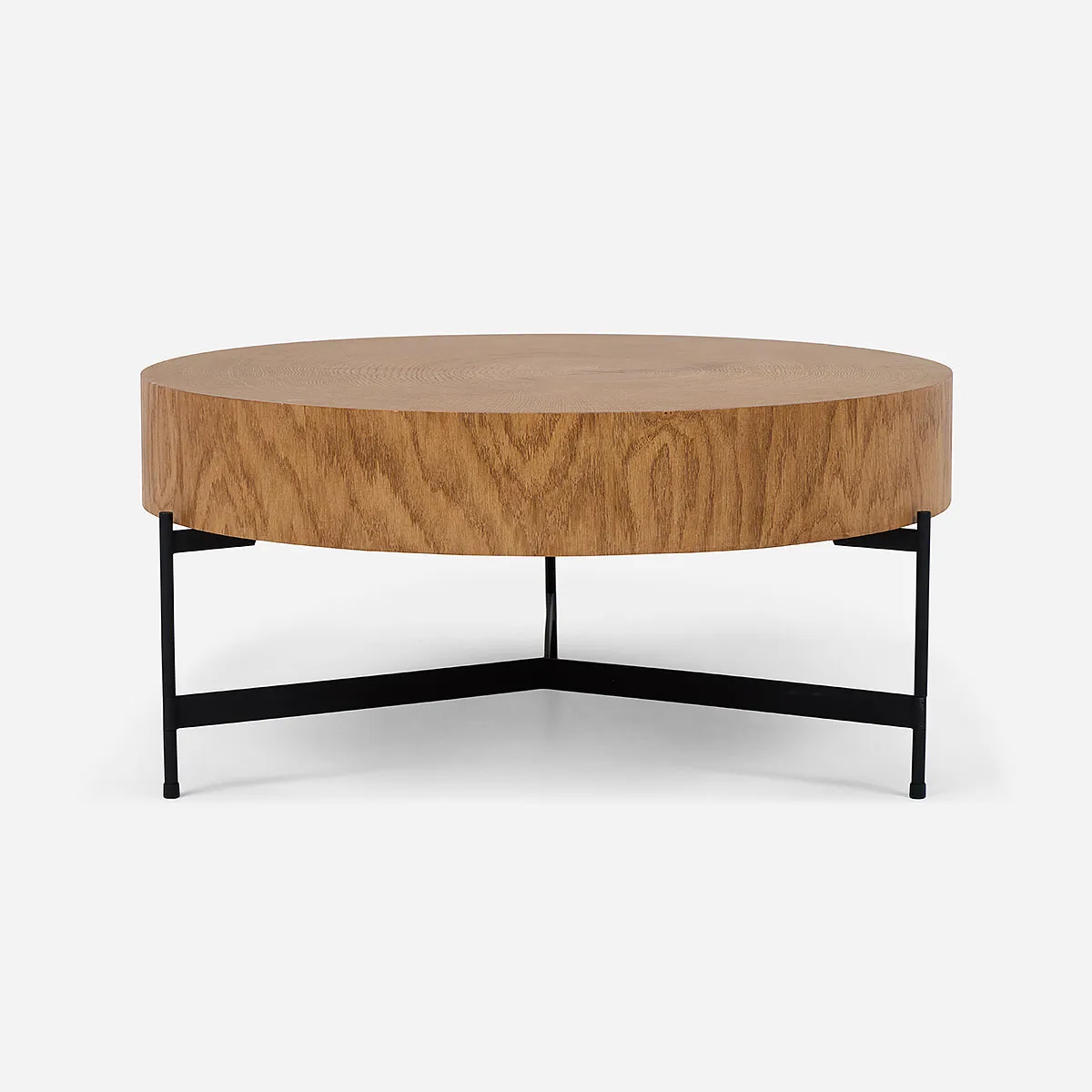 ROSEN - Mesa de Centro Sembe 78,2 x 78,2 cm Café/Negro