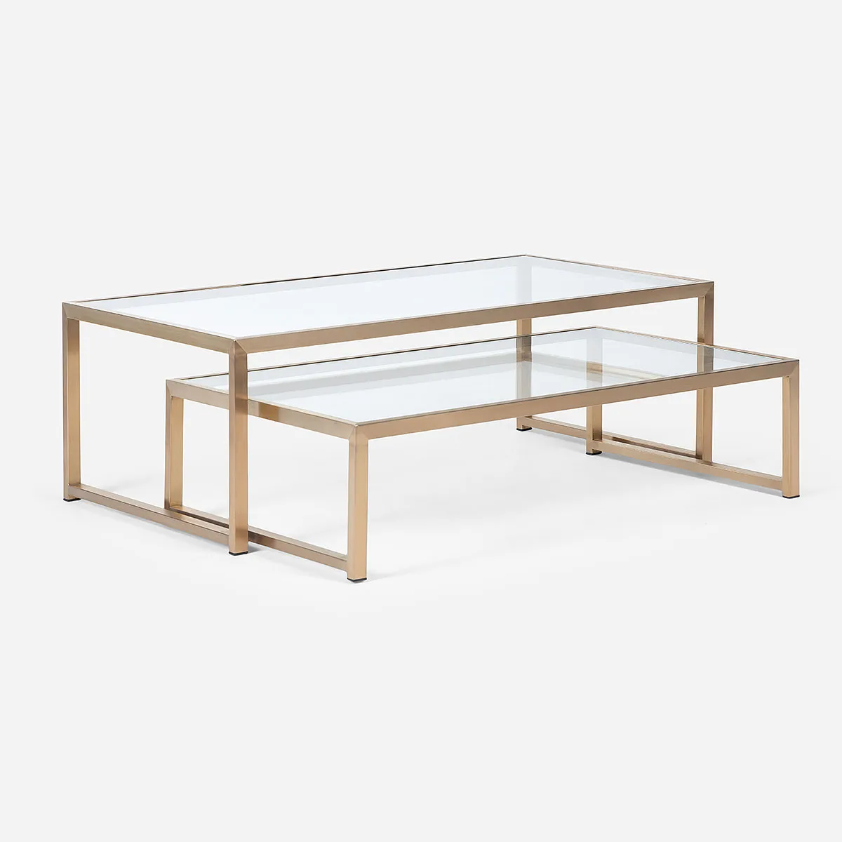 ROSEN - Mesa de Centro Tresa 120 x 60 cm Dorado