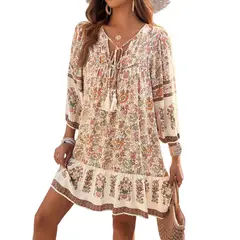 BLWOENS - Vestido Mujer - Beige