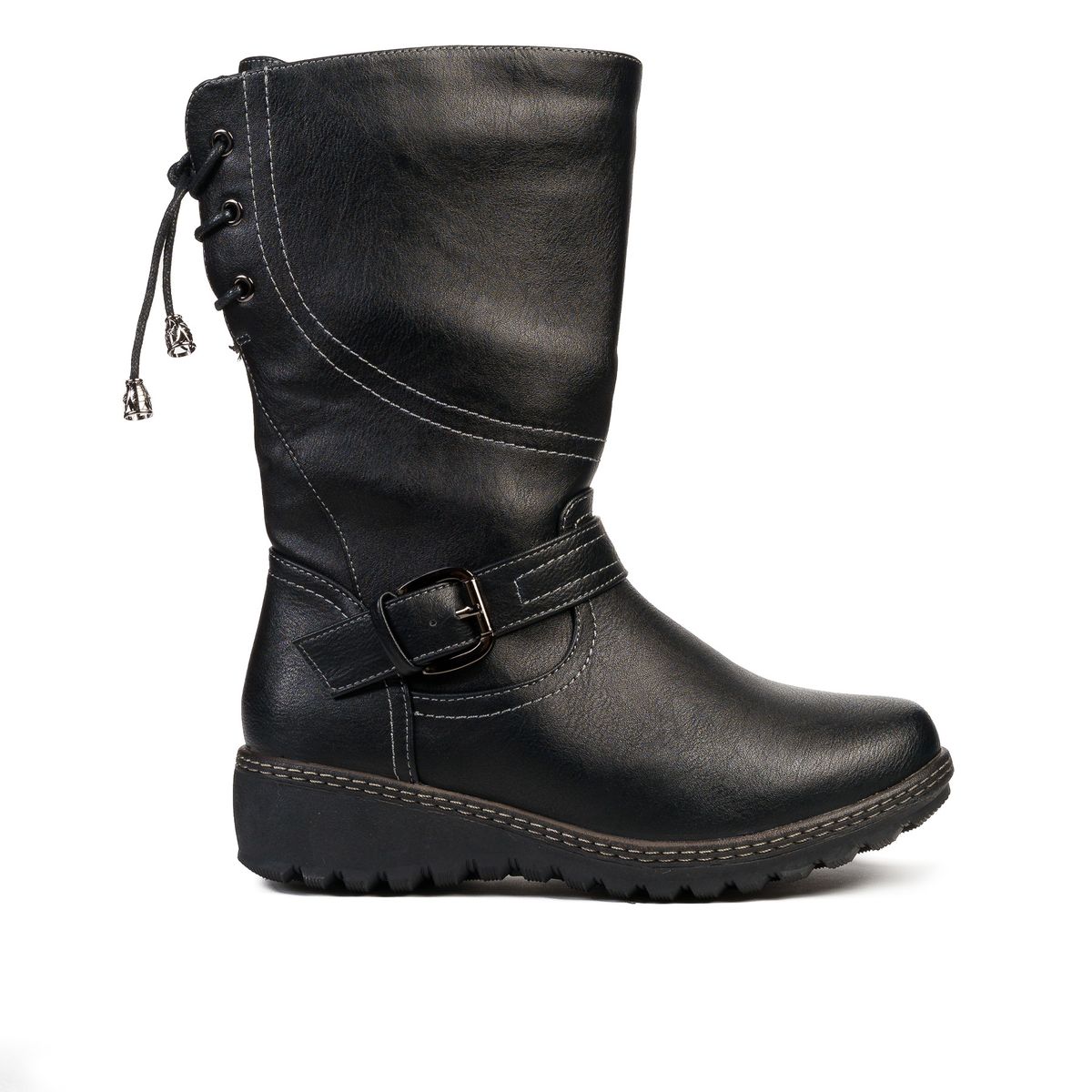 CHINITOWN - Bota Casual Mujer Negro Giada Chinitown