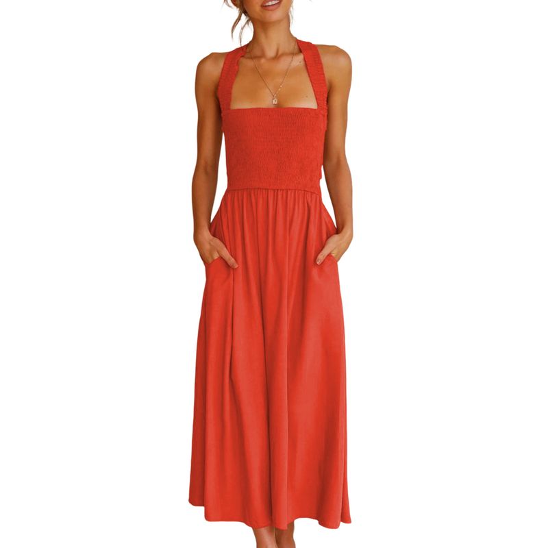BLWOENS - Vestido Mujer - Naranja