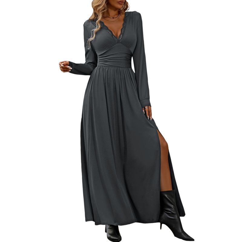 BLWOENS - Vestidos casuales de para mujeres - Gris