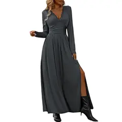 BLWOENS - Vestidos casuales de para mujeres - Gris