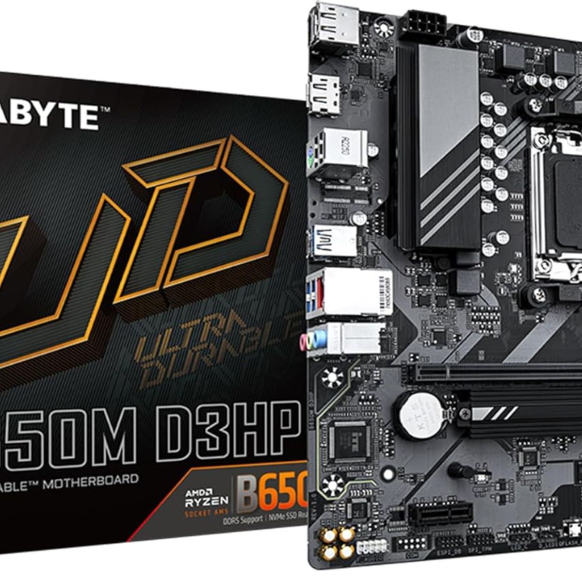 GIGABYTE - MB sAM5 AMD - GIGABYTE B650M D3HP - 4x DDR5 - WIFI - Micro ATX