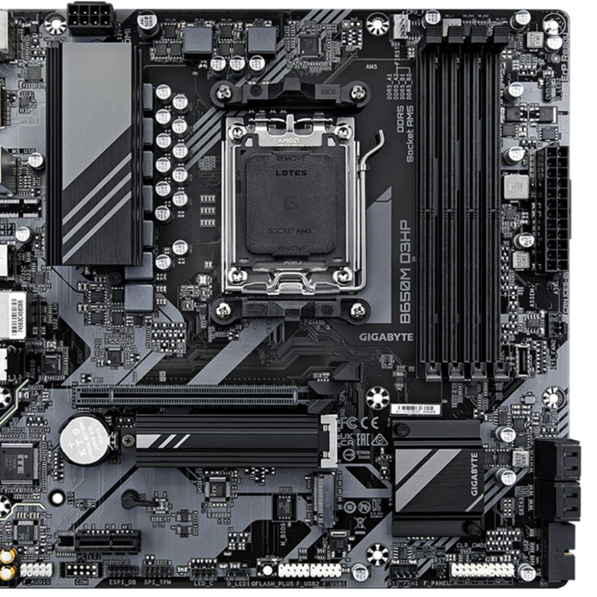 GIGABYTE - MB sAM5 AMD - GIGABYTE B650M D3HP - 4x DDR5 - WIFI - Micro ATX