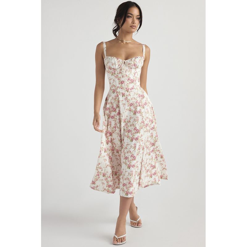 BLWOENS - Vestido casual para Mujer-Rojo