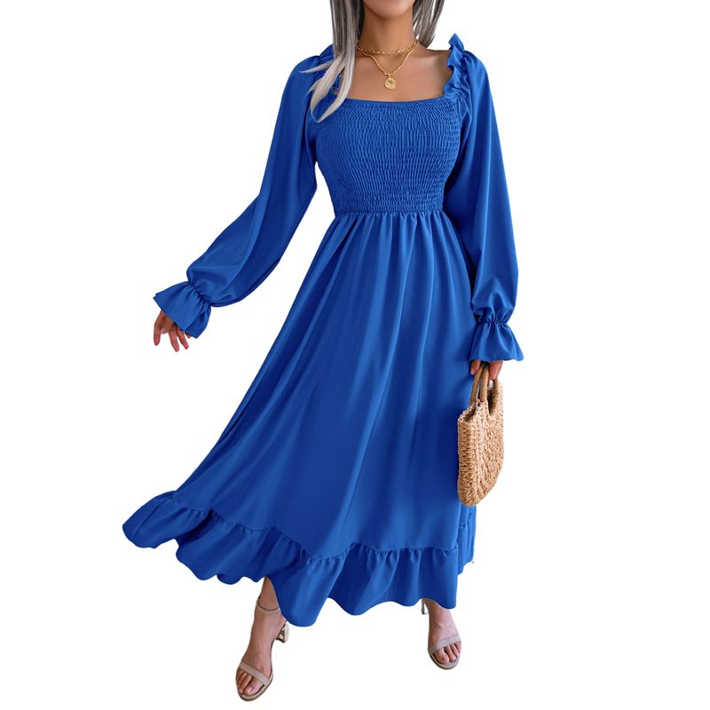 BLWOENS - Vestidos casuales de para mujeres - Azul