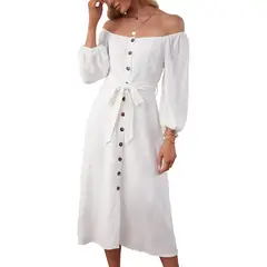 BLWOENS - Vestido Mujer - Blanco
