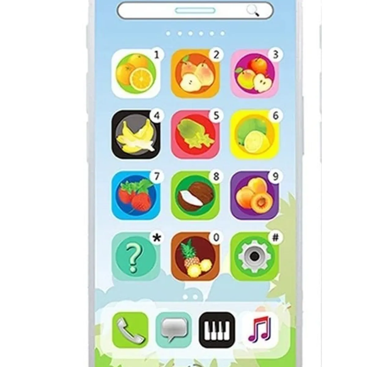 GENERICO - Juguete celular con luz y sonido niños mayor 3 años 100g