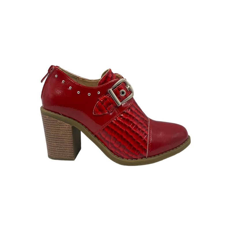 HERIEL - Botín Rojo Taco Mujer.