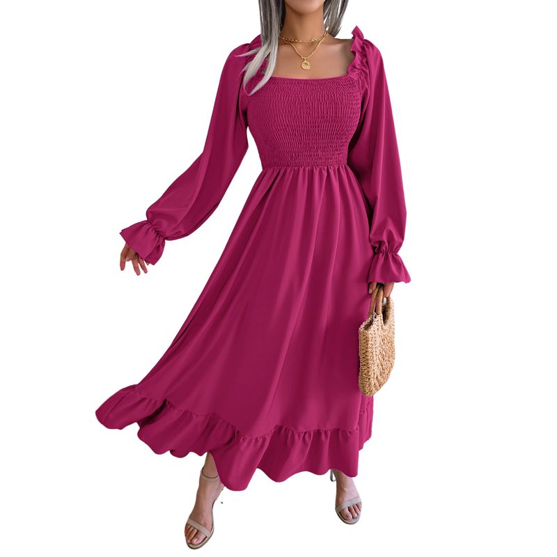 BLWOENS - Vestidos casuales de para mujeres - Rosa
