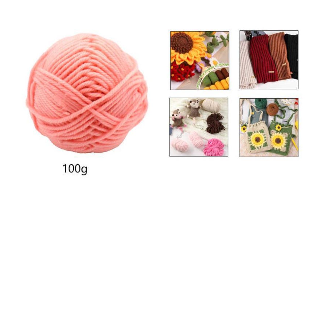 GENERICO - Madeja de Lana Set 4