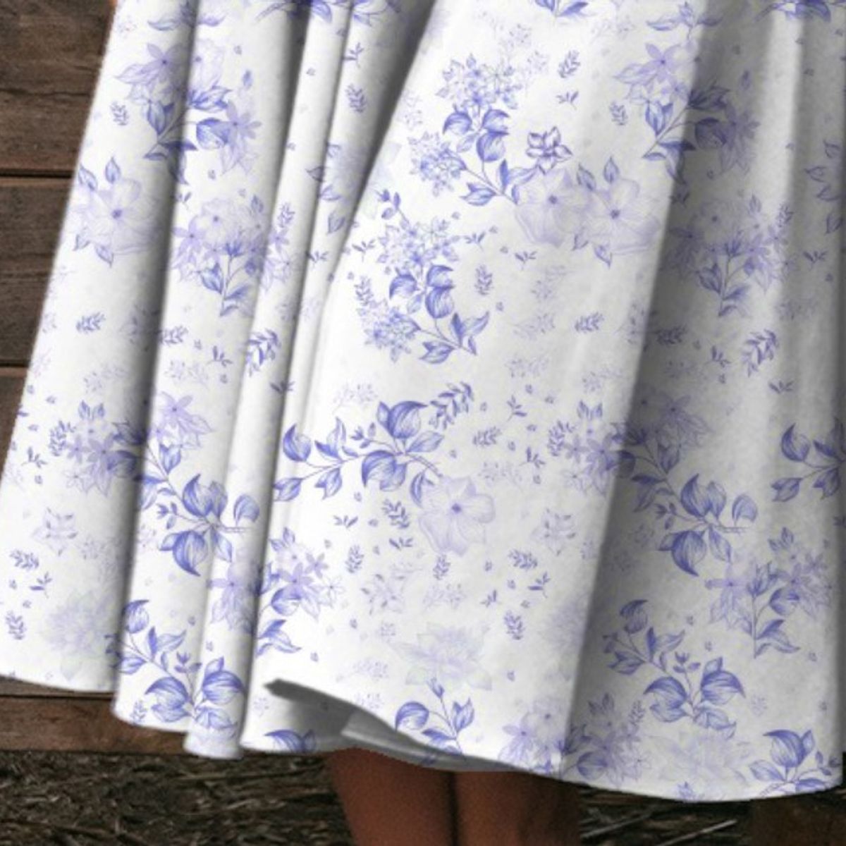 BLWOENS - Vestido casual para Mujer-Azul