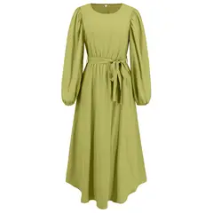BLWOENS - Vestidos casuales de para mujeres - Verde