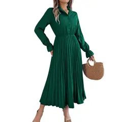BLWOENS - Vestidos casuales de para mujeres - Verde