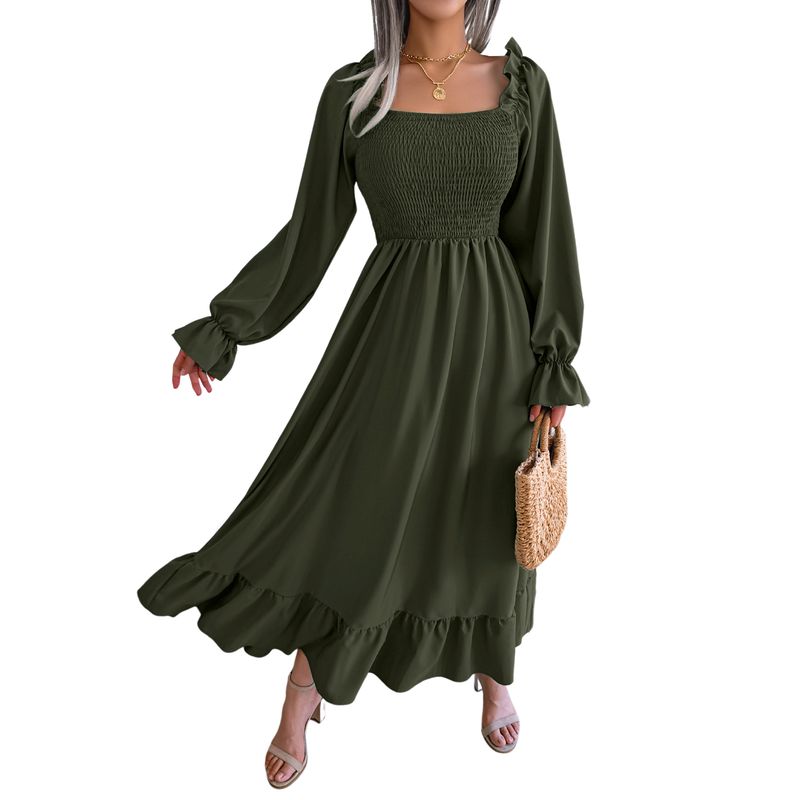 BLWOENS - Vestidos casuales de para mujeres - Verde