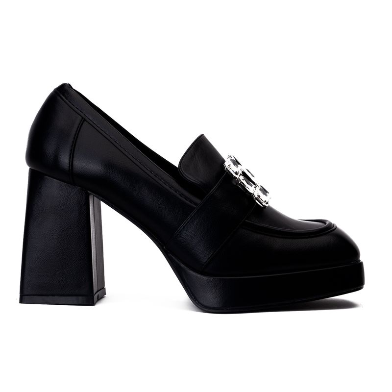 CHINITOWN - Mocasín Casual Mujer Negro Matts Chinitown