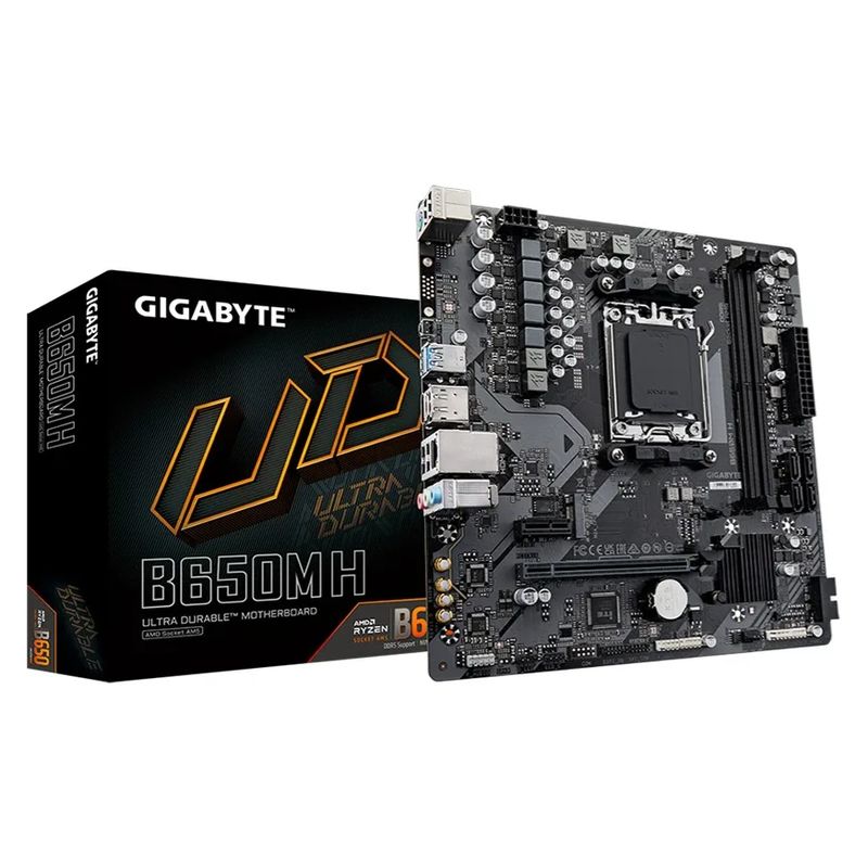 GIGABYTE - MB sAM5 AMD - GIGABYTE B650M H - 2x DDR5 - Micro ATX