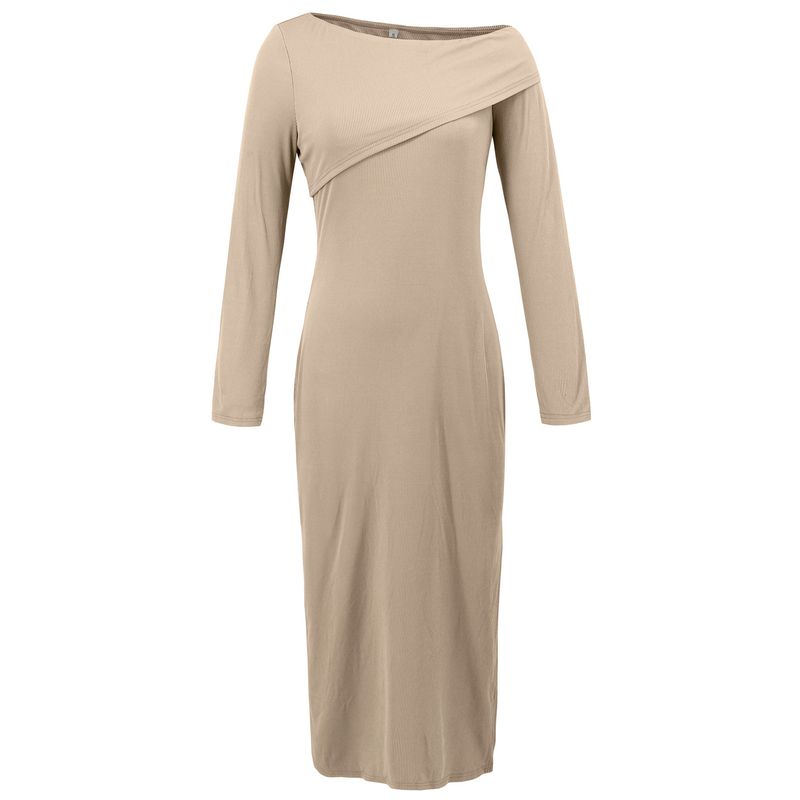 BLWOENS - Vestidos casuales de para mujeres - Beige