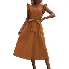 BLWOENS - Vestido Mujer - Naranja