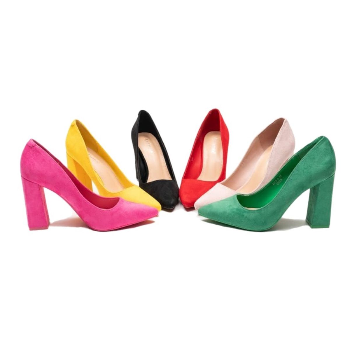 HERIEL - Zapato Gamuza Taco Colores