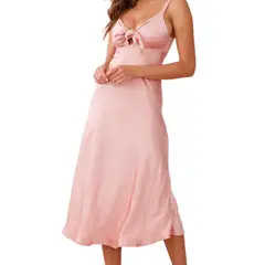 BLWOENS - Vestido casual de para mujeres - Rosa