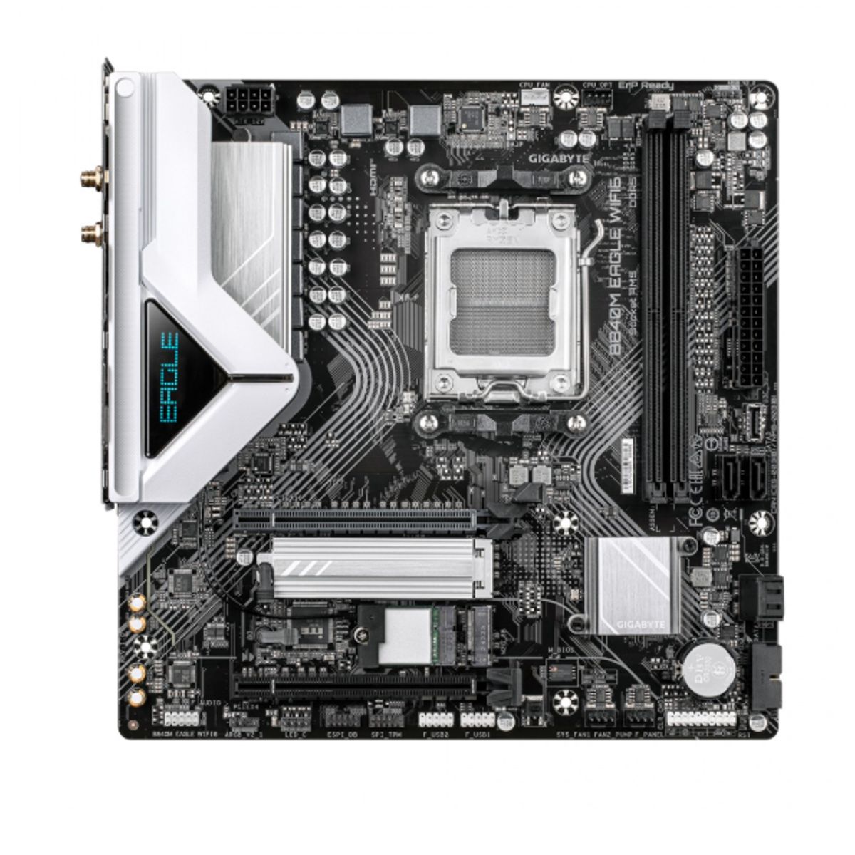 GIGABYTE - MB sAM5 AMD - Gigabyte B840M EAGLE - WiFi - 2x DDR5 - Micro ATX