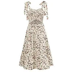 BLWOENS - Vestido casual de verano para mujeres - Beige