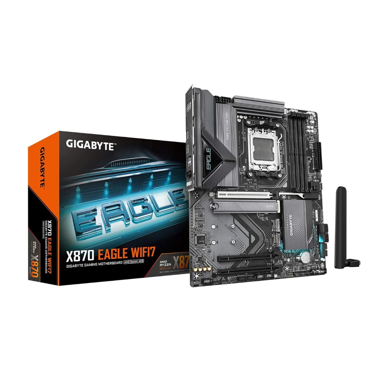 GIGABYTE - MB sAM5 AMD - Gigabyte X870 EAGLE WIFI7 - 4x DDR5 - ATX