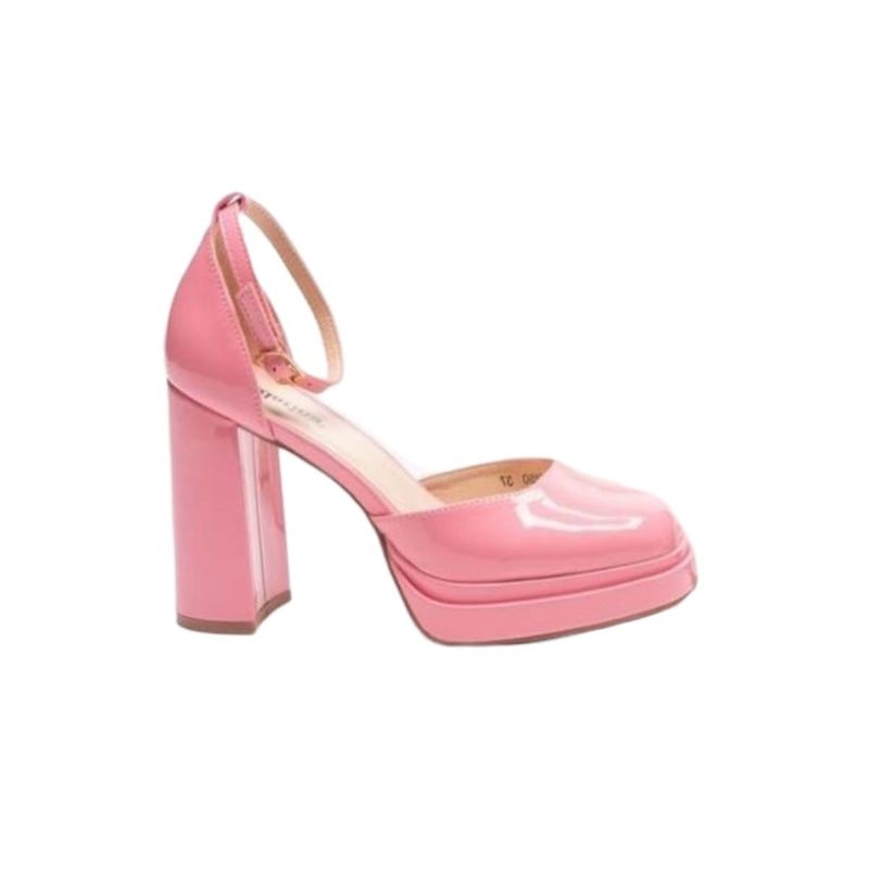 HERIEL - Zapato Charol Taco Colores Mujer.