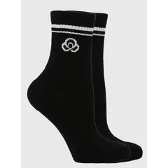 BSOUL - Pack 2 Calcetines Mujer Quarter Negro