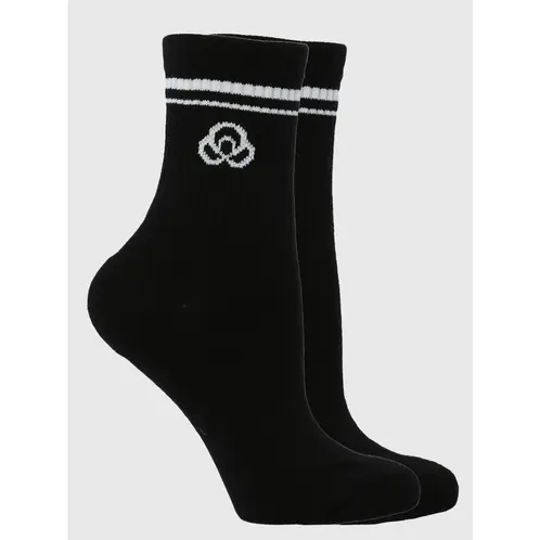 BSOUL - Pack 2 Calcetines Mujer Quarter Negro