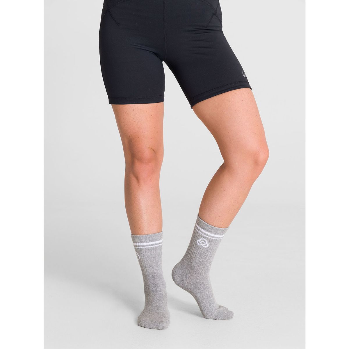 BSOUL - Pack 2 Calcetin Mujer Quarter Gris BSOUL