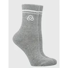BSOUL - Pack 2 Calcetines Mujer Quarter Gris