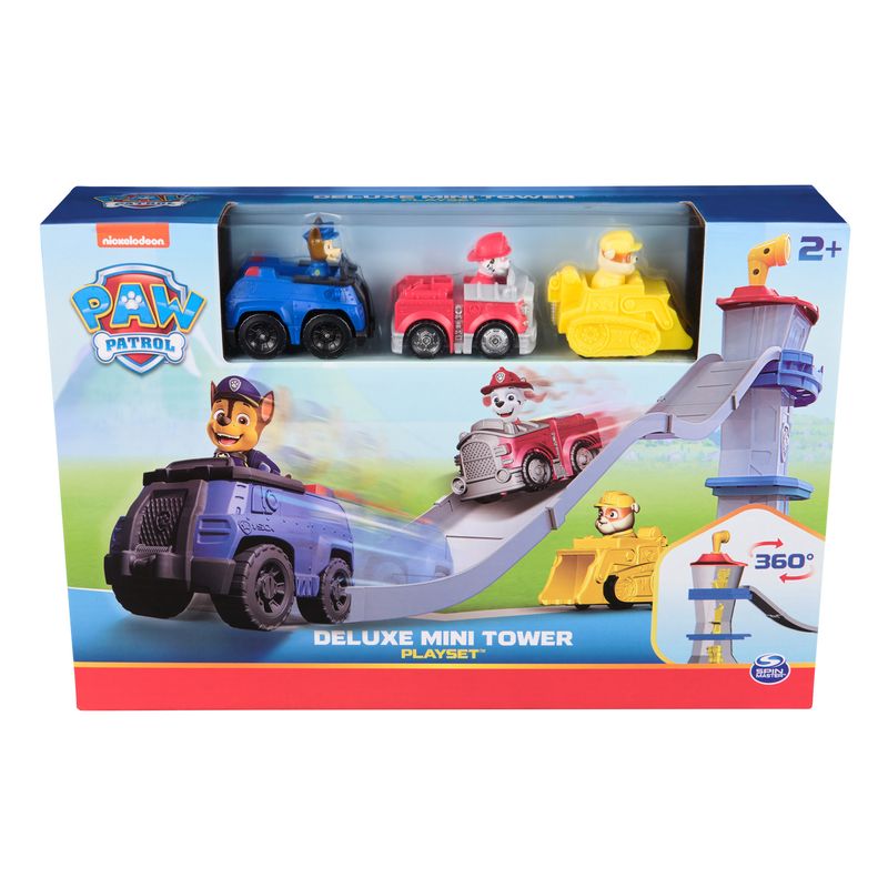 PAW PATROL - Mini Torre Apilable Con 3 Autos Paw Patrol