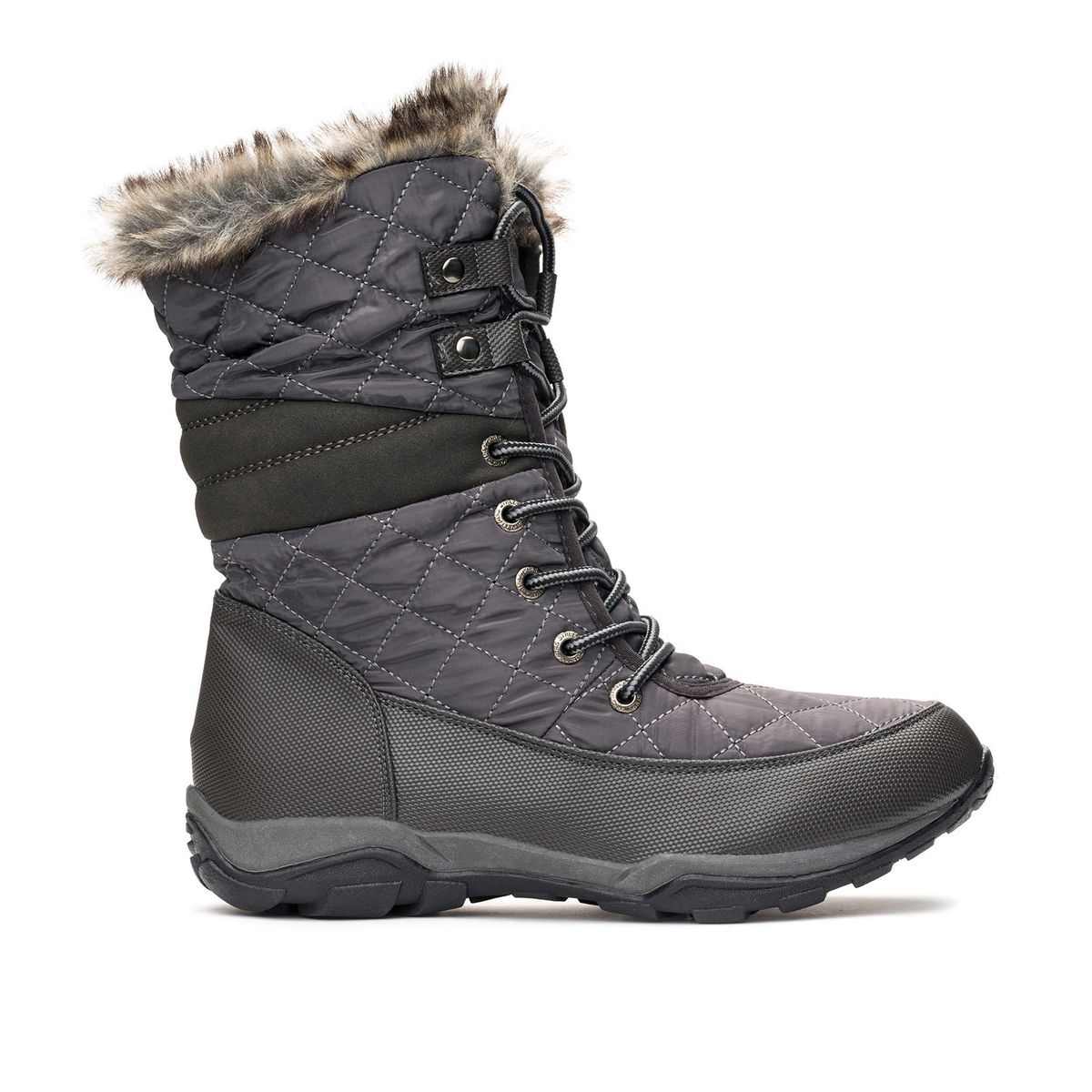 CHINITOWN - Bota Casual Mujer Roma Gris Chinitown