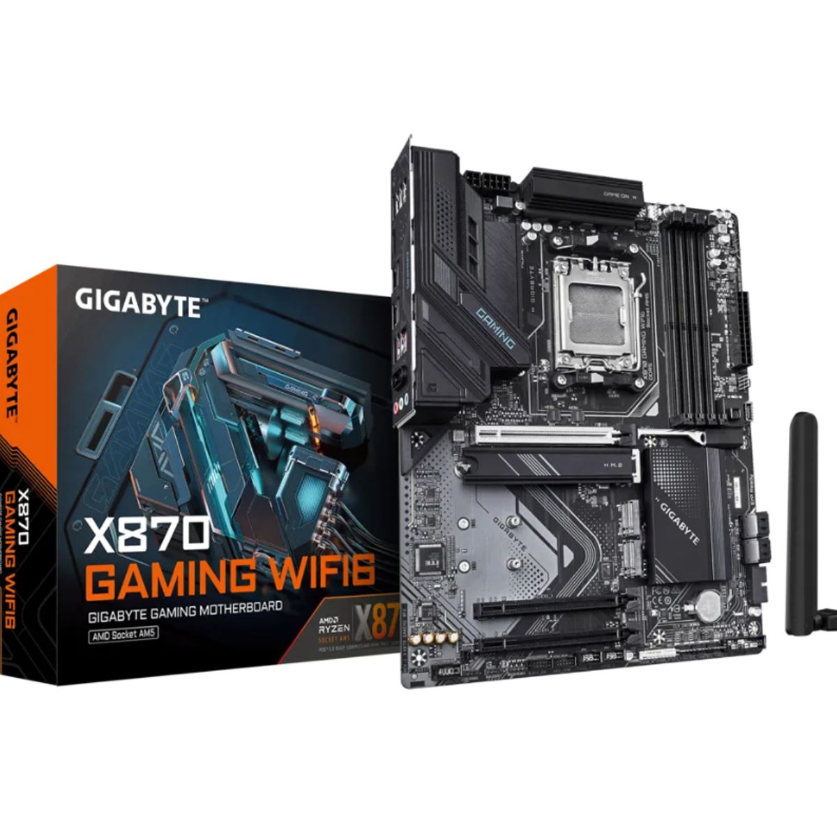 GIGABYTE - MB sAM5 AMD - Gigabyte X870 GAMING WIFI6 - 4x DDR5 - ATX