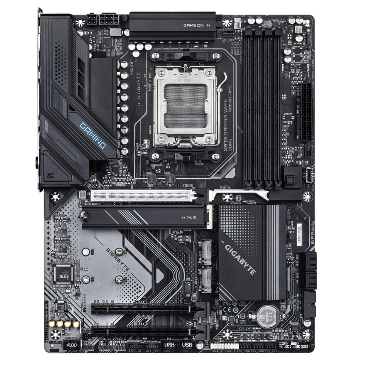 GIGABYTE - MB sAM5 AMD - Gigabyte X870 GAMING WIFI6 - 4x DDR5 - ATX