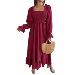 BLWOENS - Vestidos casuales de para mujeres - Rojo