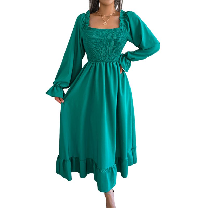 BLWOENS - Vestidos casuales de para mujeres - Verde