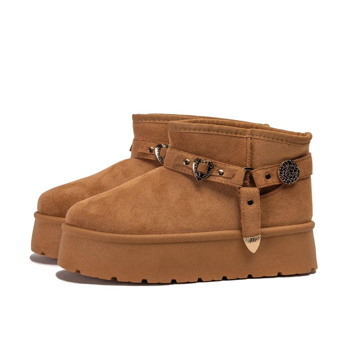 CHINITOWN - Botín Mujer Camel Cefira Chinitown