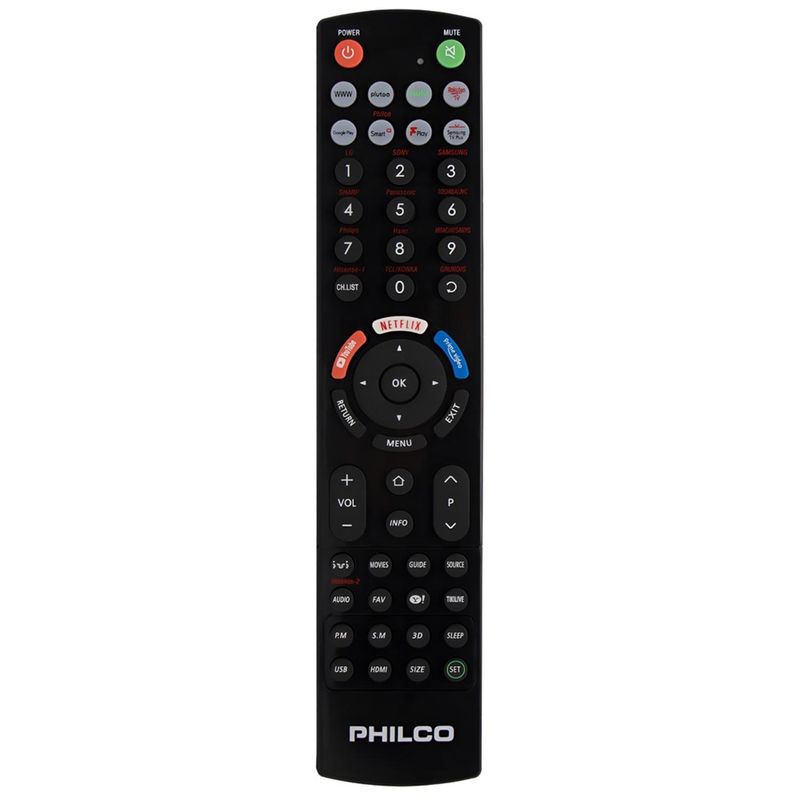 PHILCO - FRP3001 CONTROL REMOTO UNIVERSAL PARA TV