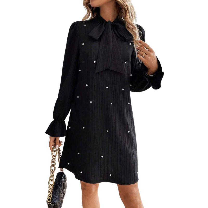 BLWOENS - Vestidos casuales de para mujeres - Negro