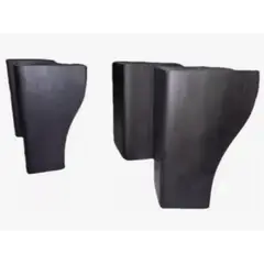 ATLAS - Patas Para Camas Europeas Negras