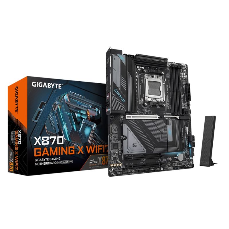 GIGABYTE - MB sAM5 AMD - Gigabyte X870 GAMING X WIFI7 - 4x DDR5 - ATX